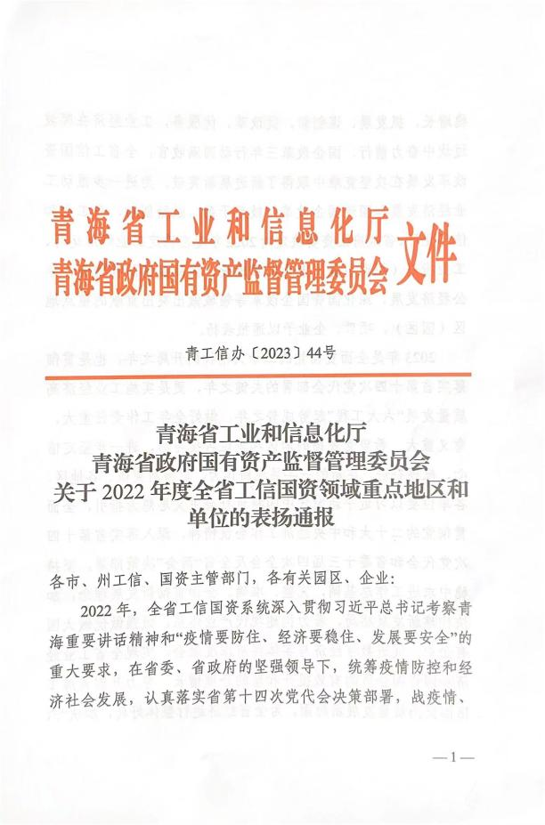 省物產(chǎn)集團(tuán)榮獲“2022年度深化國企改革重點企業(yè)”榮譽稱號