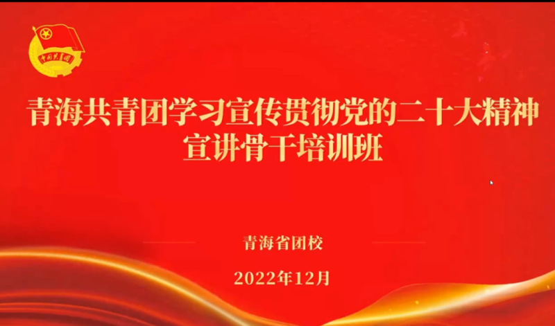 用青年化視角 宣傳黨的二十大精神 ——省物產(chǎn)集團團委組織團員青年干部參加團省委舉辦的學習宣傳貫徹黨的二十大精神宣講骨干培訓班